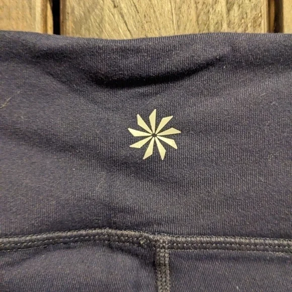 SALE 4/$25 ATHLETA leggings, plie tights navy, size S - Picture 2 of 6